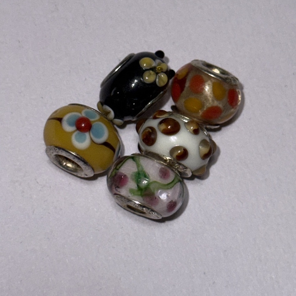 Sterling silver 925 beautiful Charm beads preowned Charms - Picture 12 of 13